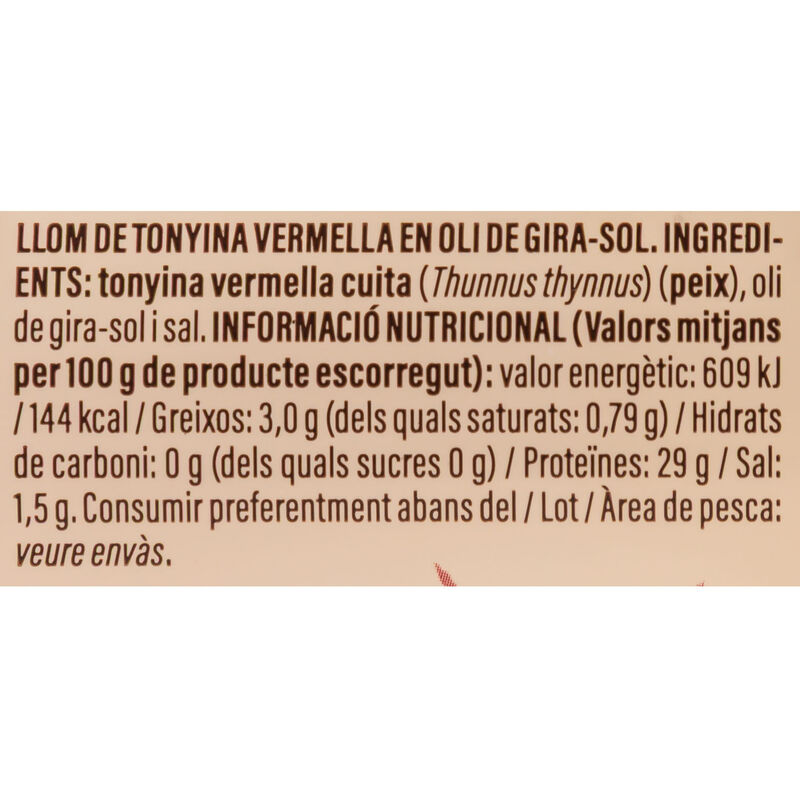 Lomo de atún rojo Ametller Origen 120g 