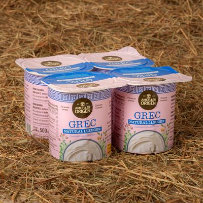 Iogurt grec natural lleuger Ametller Origen 125g - 4u. 