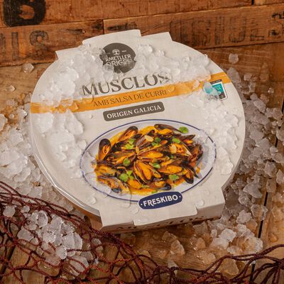 Musclos amb salsa al curry Ametller Origen 500g 