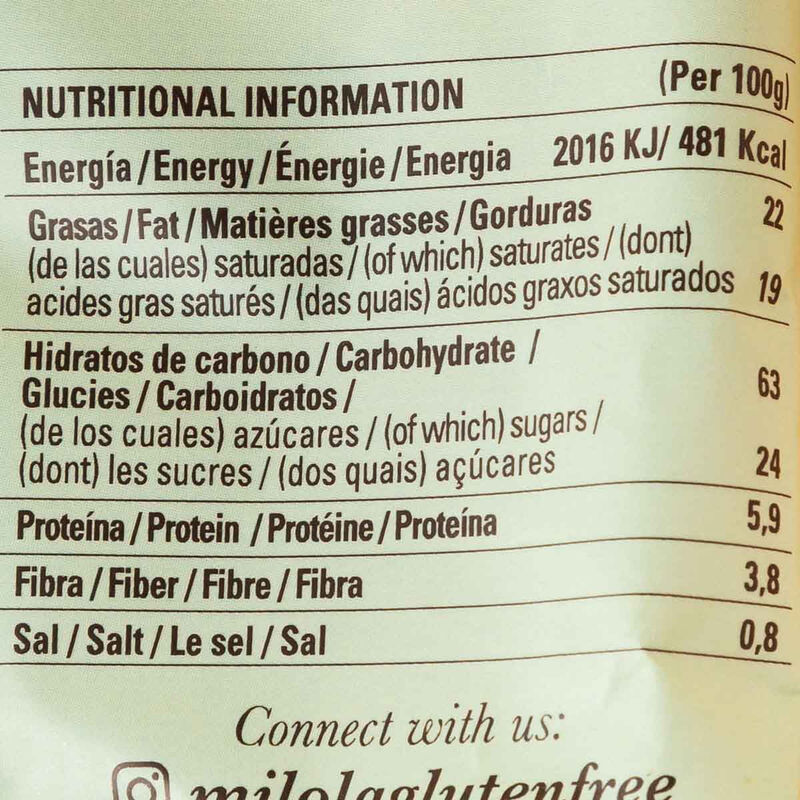 Cookie taronja, ametlla i cardamom Milola 50g