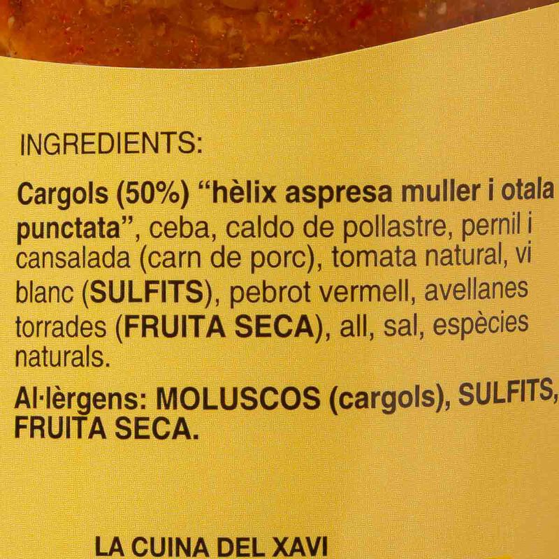 Cargols del Tio Mariano 720g 