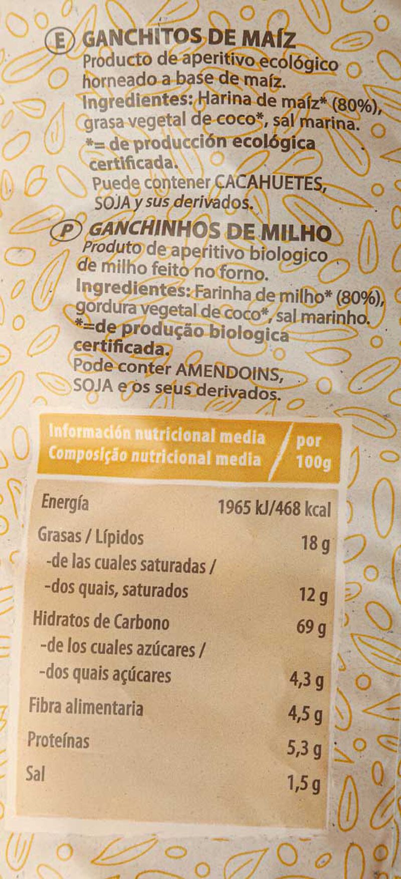 Ganxets de blat de moro Natursoy 75g 