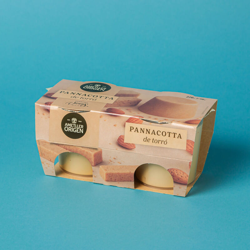 Pannacotta de torró Ametller Origen 110g - 2u.