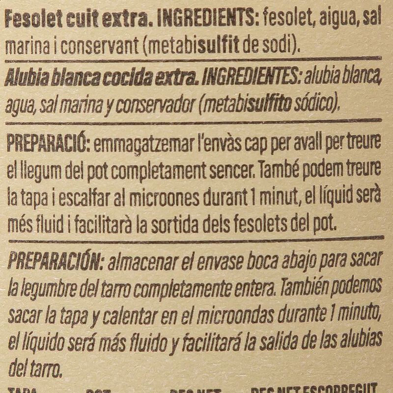 Alubia Ametller Origen 500g 