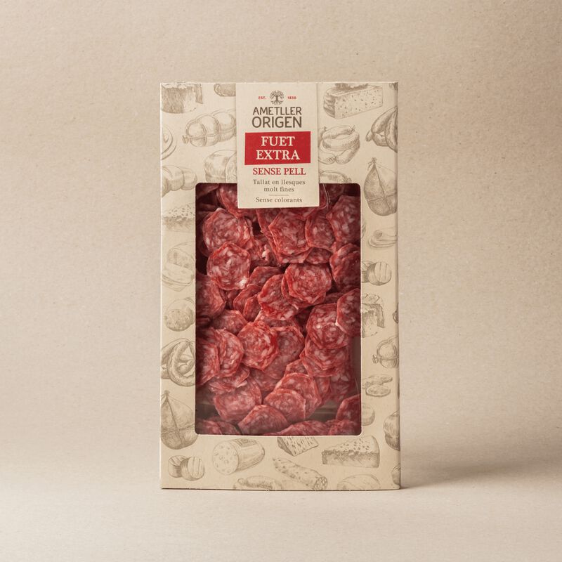 Fuet extra tallat al dia Ametller Origen 125g 