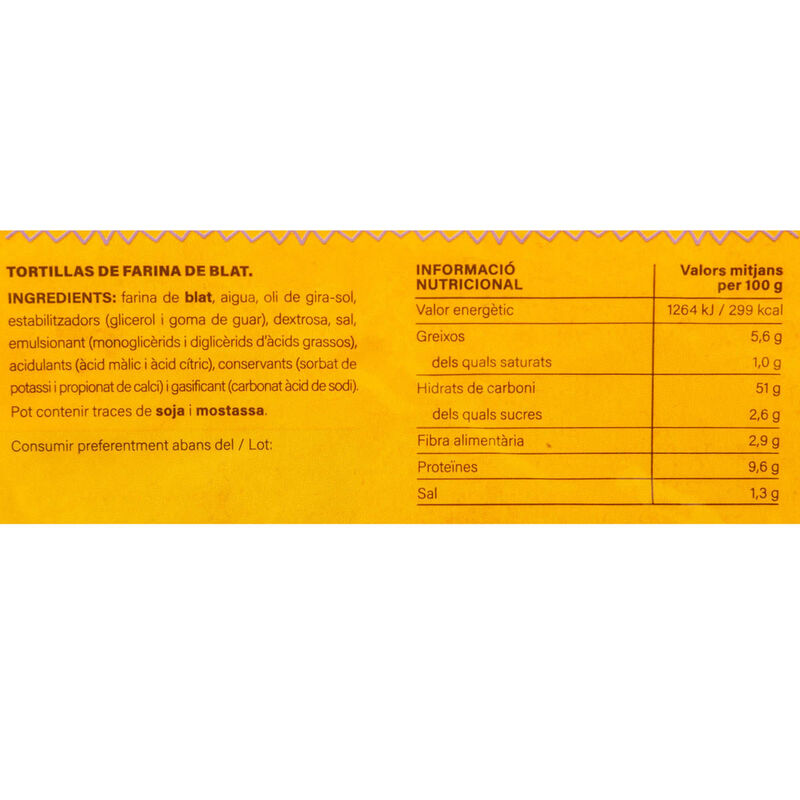 Wrap de maíz sin gluten Ametller Origen 160g