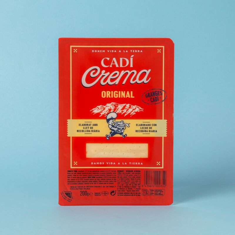 Formatge llescat Cadí 200g 