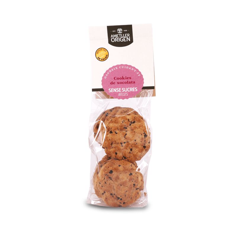 Cookies de chocolate sin azúcar Ametller Origen 150 g 