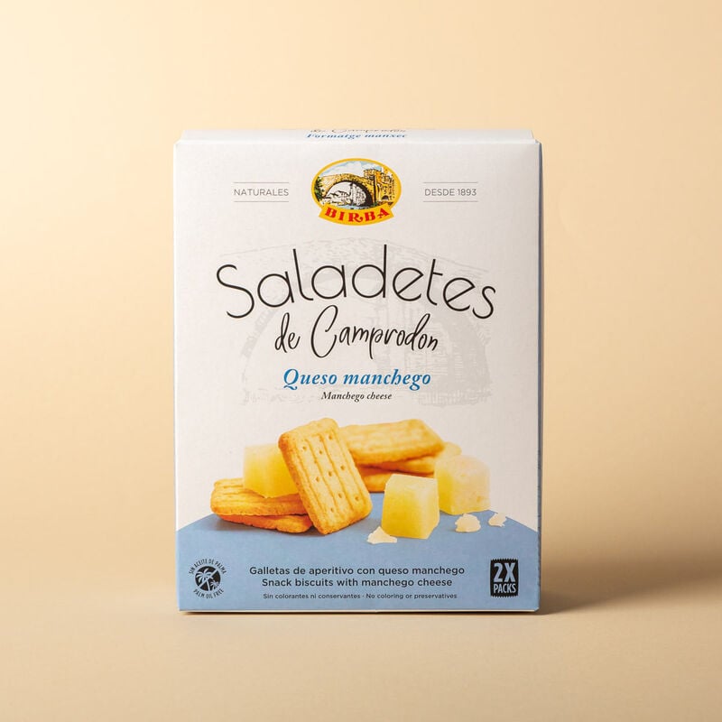 Saladitas de queso manchego Birba 150g 