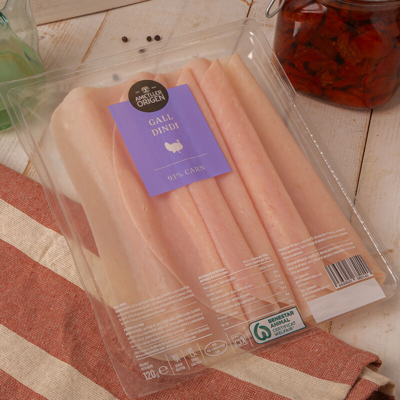 Pavo tradicional Ametller Origen 120g