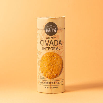 Galletas de avena integrales 0% azúcares añadidos Ametller Origen 190g 
