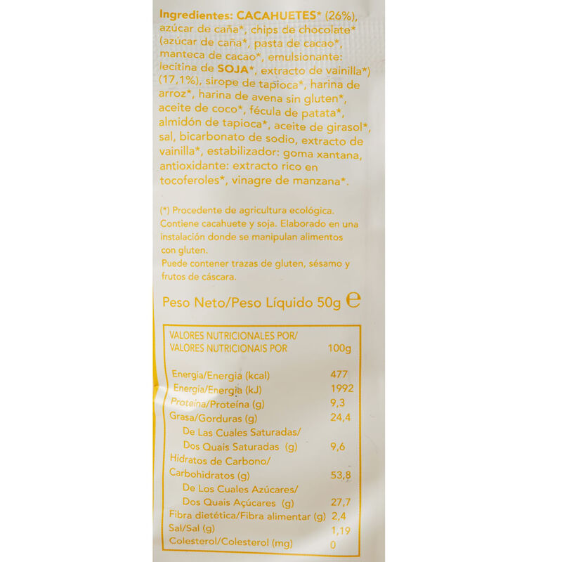 Galetes de crema de cacauet i xocolata Barcelonia 50g