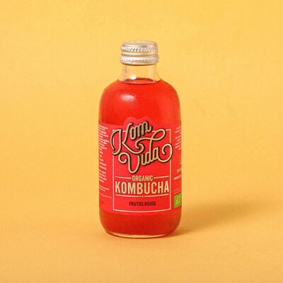 Kombucha sabor frutos rojos Komvida 250ml 