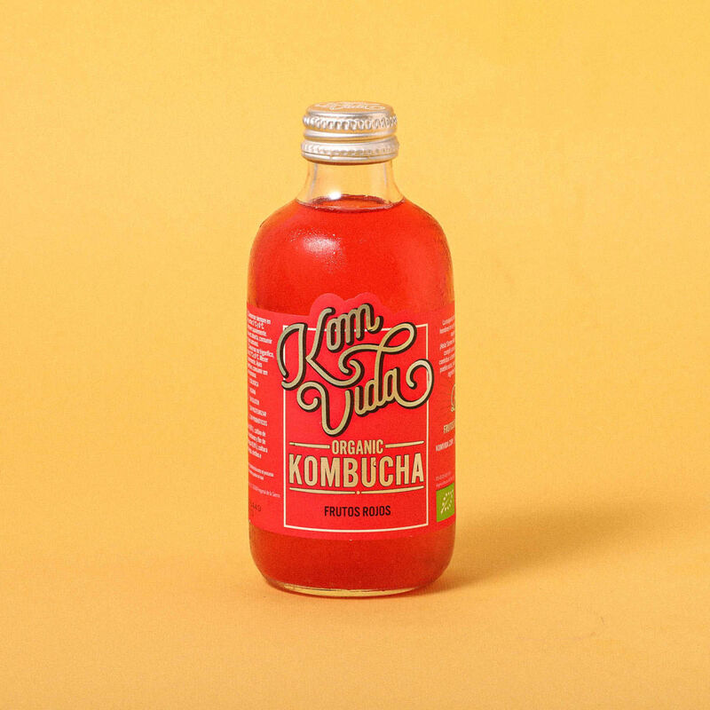 Kombutxa sabor fruits vermells Komvida 250ml 