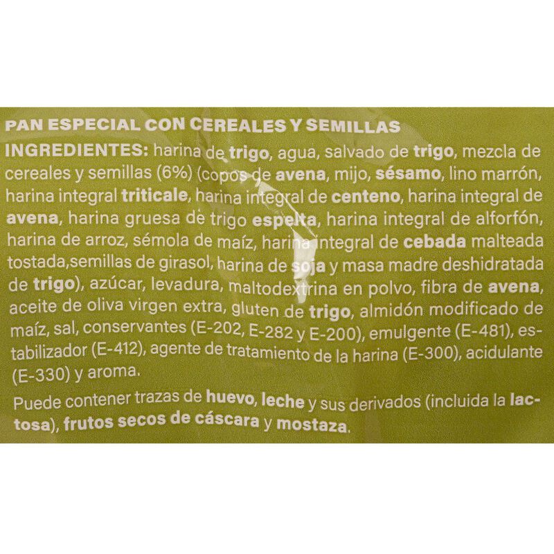Pa multicereals amb llavors Ametller Origen 310g 