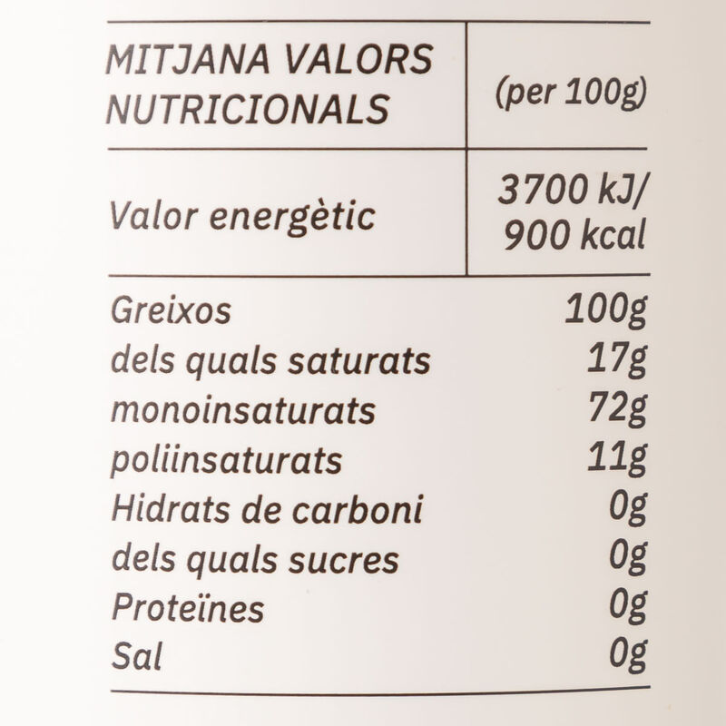 Aceite de oliva virgen extra Priordei Vincles 750 ml 