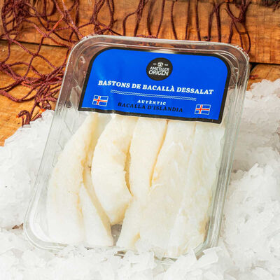 Palitos de bacalao desalado Ametller Origen 250g 