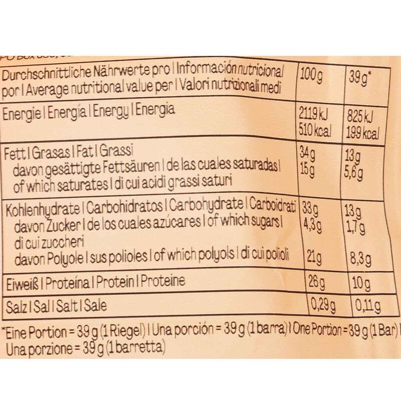 Barrita pistacho Maxi Nutrition 39g