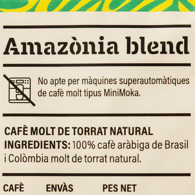 Café molido amazónico Ametller Origen 250g 