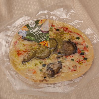 Pizza de verdures i pesto Ametller Origen 420g 