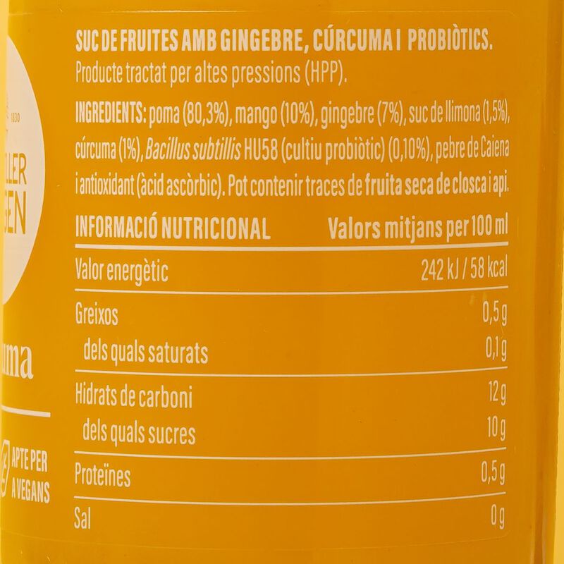 Shot de cúrucma Ametller Origen 500ml 