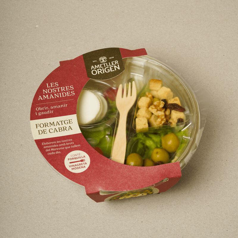 Amanida de formatge de cabra Ametller Origen 160g 