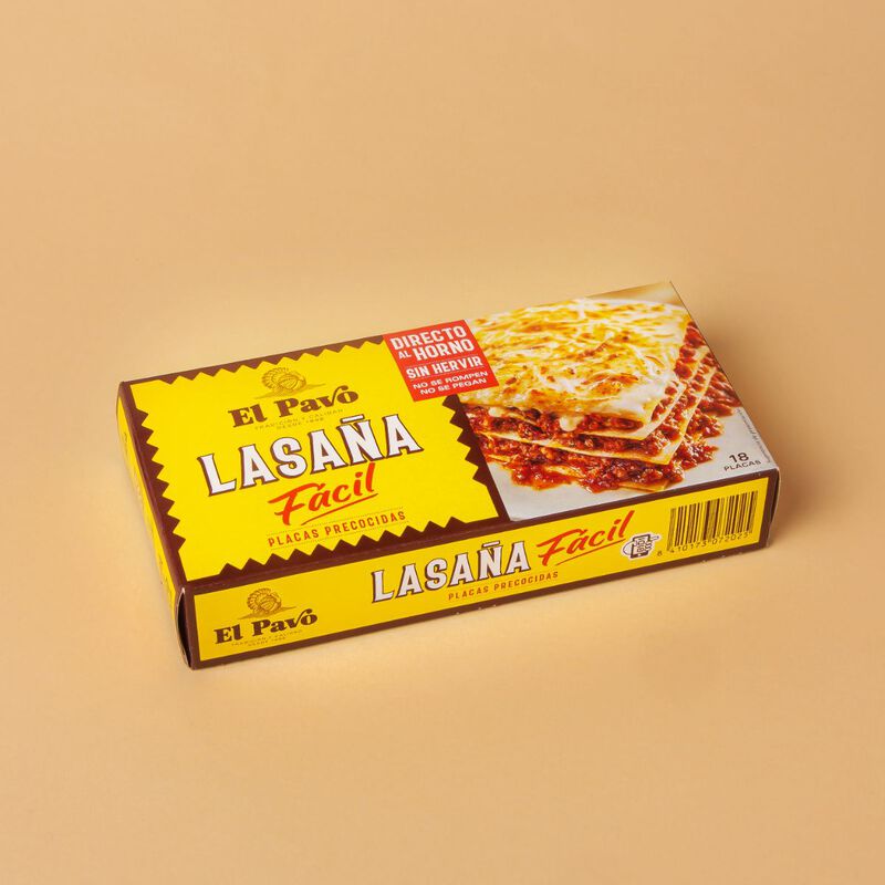 Placas de Lasaña Instant El Pavo 200g