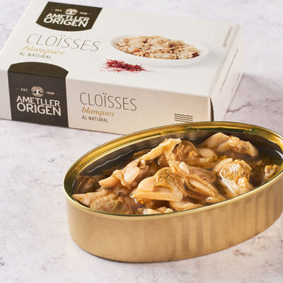 Almejas blancas al natural Ametller Origen 63g 