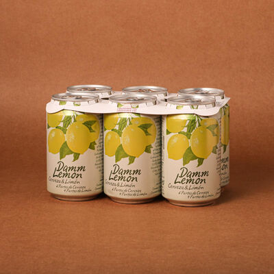 Cervesa en llauna Lemon Damm 33cl - pack 6u. 