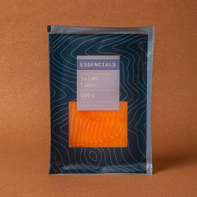 Salmó fumat llescat Essencials 100g 
