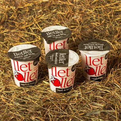 Yogur de fresa con leche A2 Ametller Origen 125g - 4uds. 