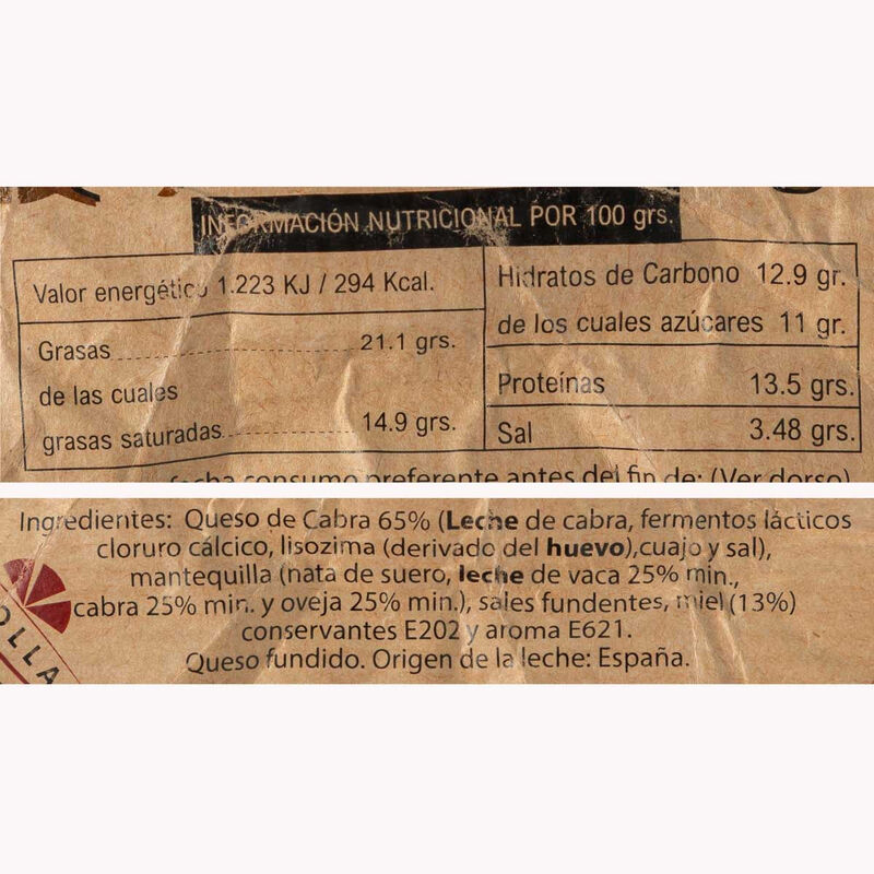 Crema de queso de oveja ahumado Campollano 100g