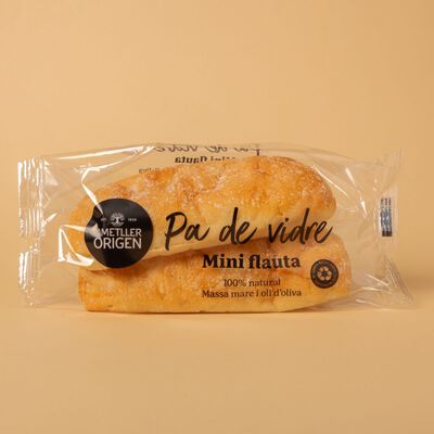 Mini flauta de vidre Ametller Origen 65g - 2u. 