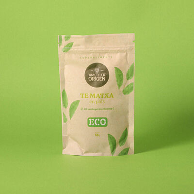 Te matcha ecològic en pols Ametller Origen 55g 