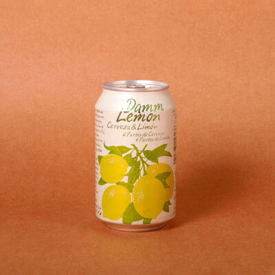 Cerveza en lata Lemon DAMM 33cl 