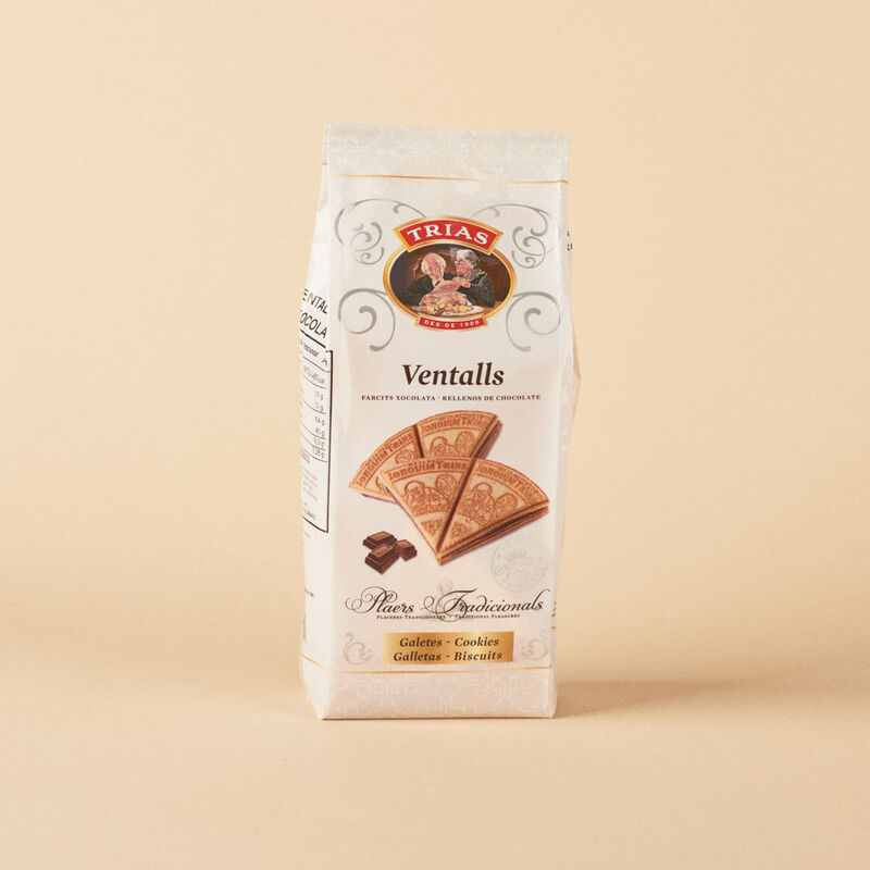 Ventalls farcits de Xocolata TRIAS 200g