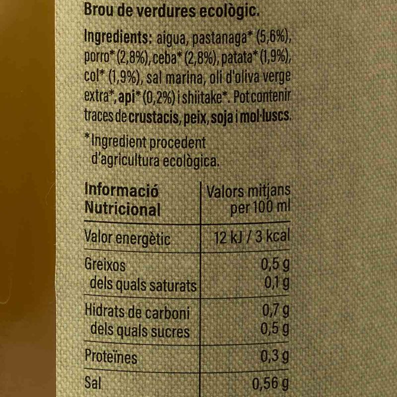 Caldo de verduras ecológico Ametller Origen 1l 