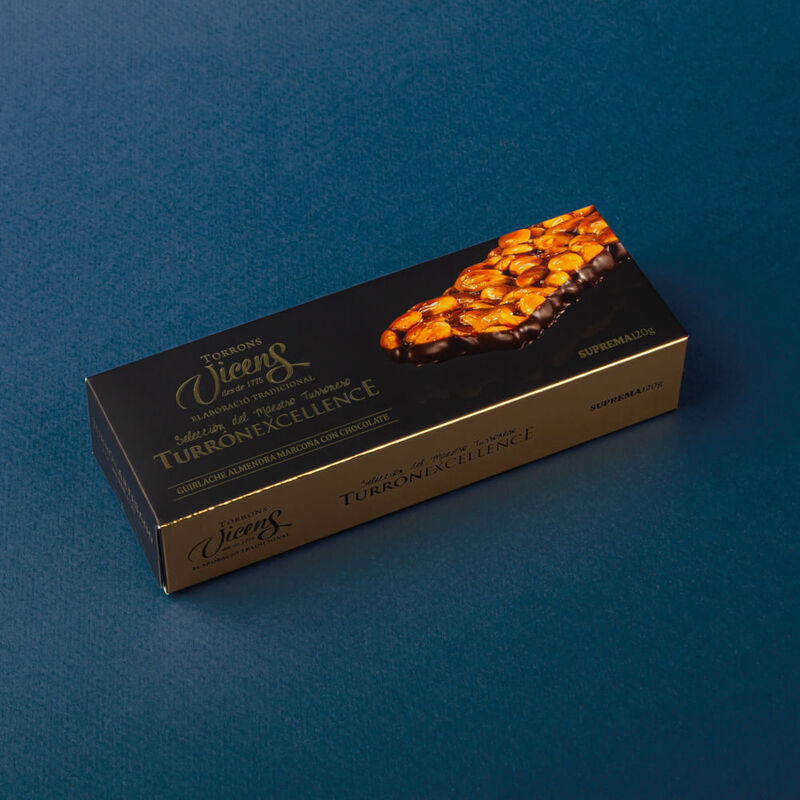 Torró guirlache d'ametlla Vicens 120g