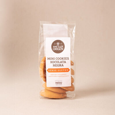 Mini cookies chocolate sin gluten Ametller Origen 100 g 
