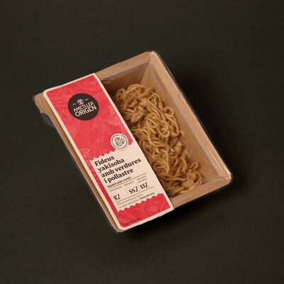 Yakisoba amb verdures i pollastre Ametller Origen 250g