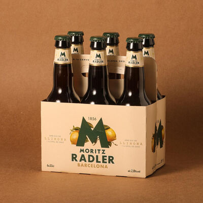 Cervesa Radler Moritz 33cl - pack 6u. 