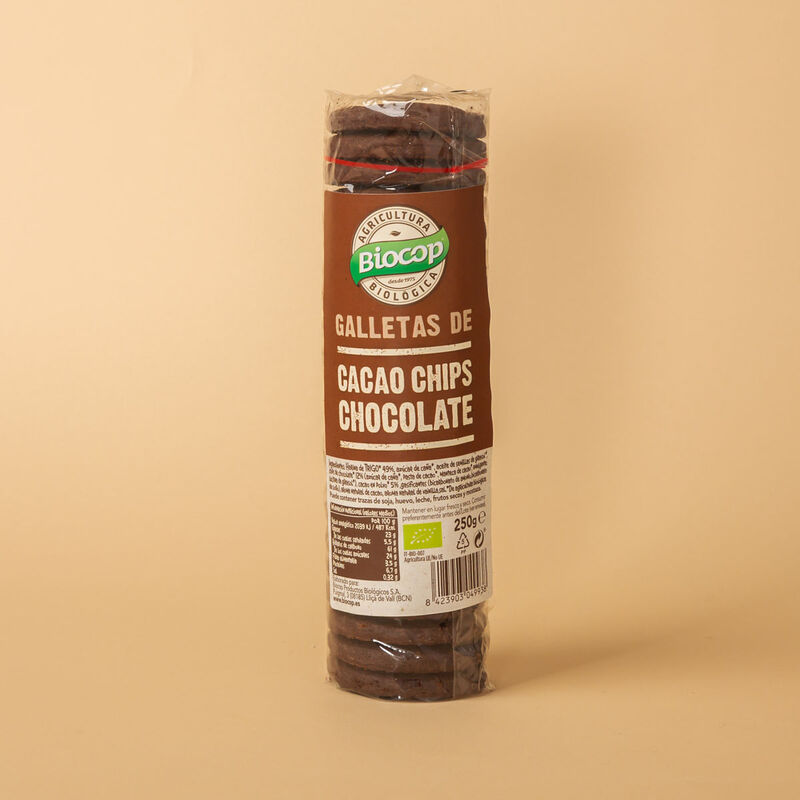 Galleta de cacao y chocolate BIOCOP 250g