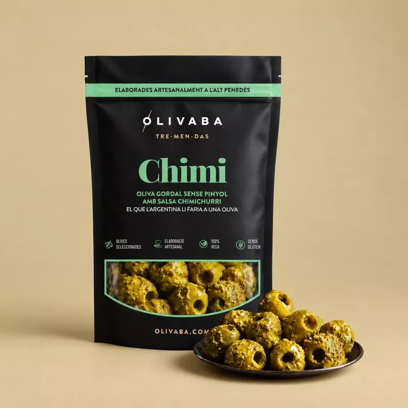 Aceituna Gordal al chimichurri Olivaba 300g
