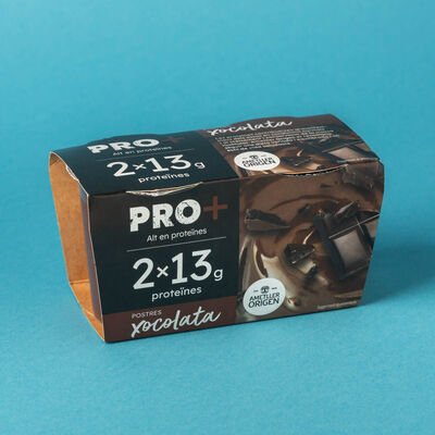 Postre de chocolate PRO+ Ametller Origen 125g - 2uds. 