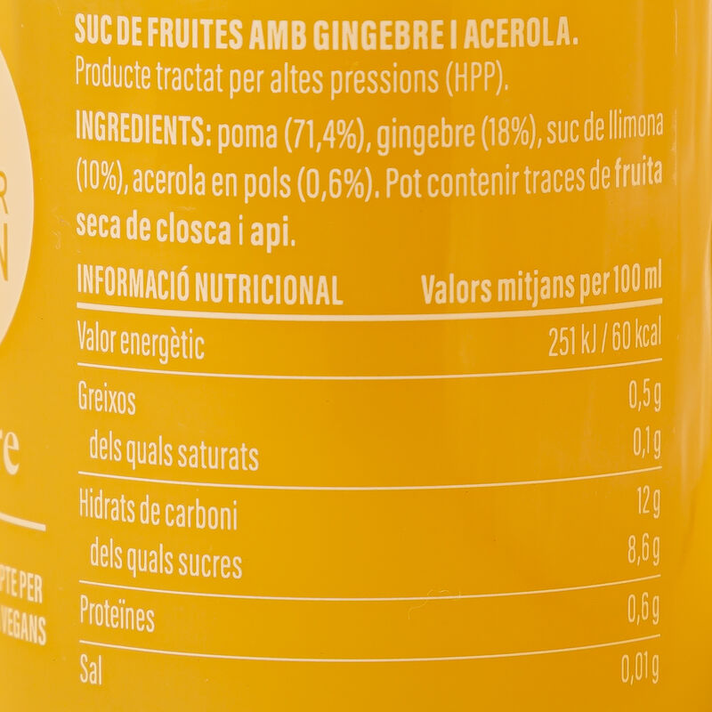 Shot de gingebre Ametller Origen 100ml 