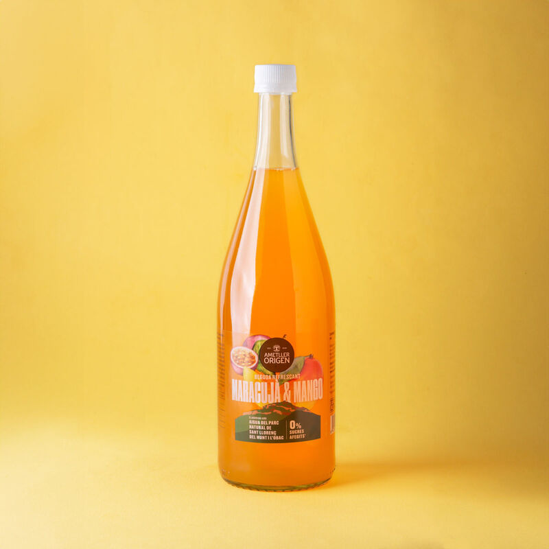 Refresc de maracujà i mango zero Ametller Origen 1L 