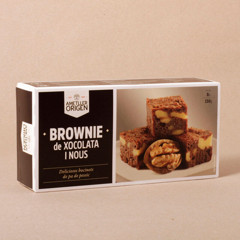 Brownie de xocolata i nous Ametller Origen 150g 