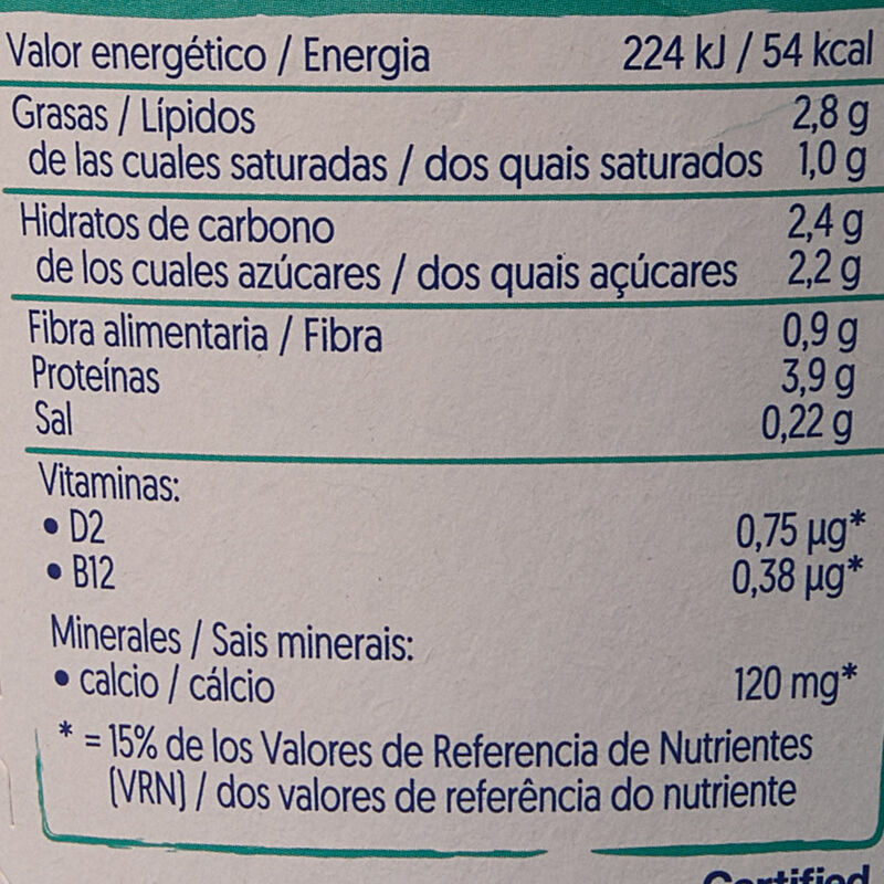 Producto vegetal de soja y coco ALPRO 400g