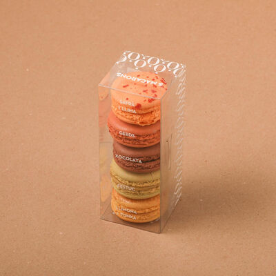 Box 5 Macarons Bubo 100g 