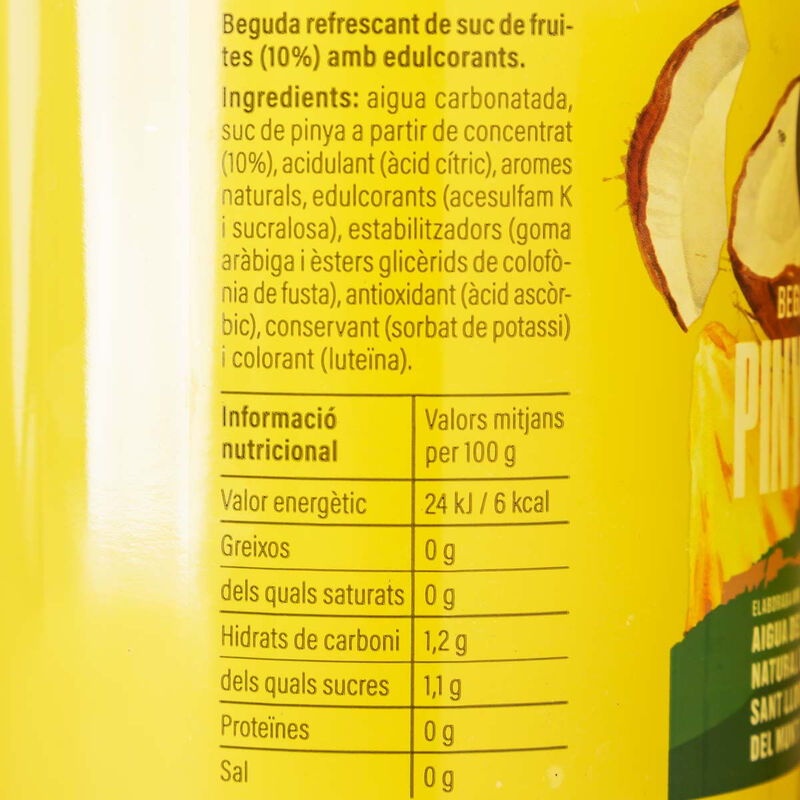 Refresc de pinya i coco zero Ametller Origen 1l